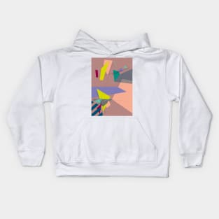 Abstract#158 Kids Hoodie